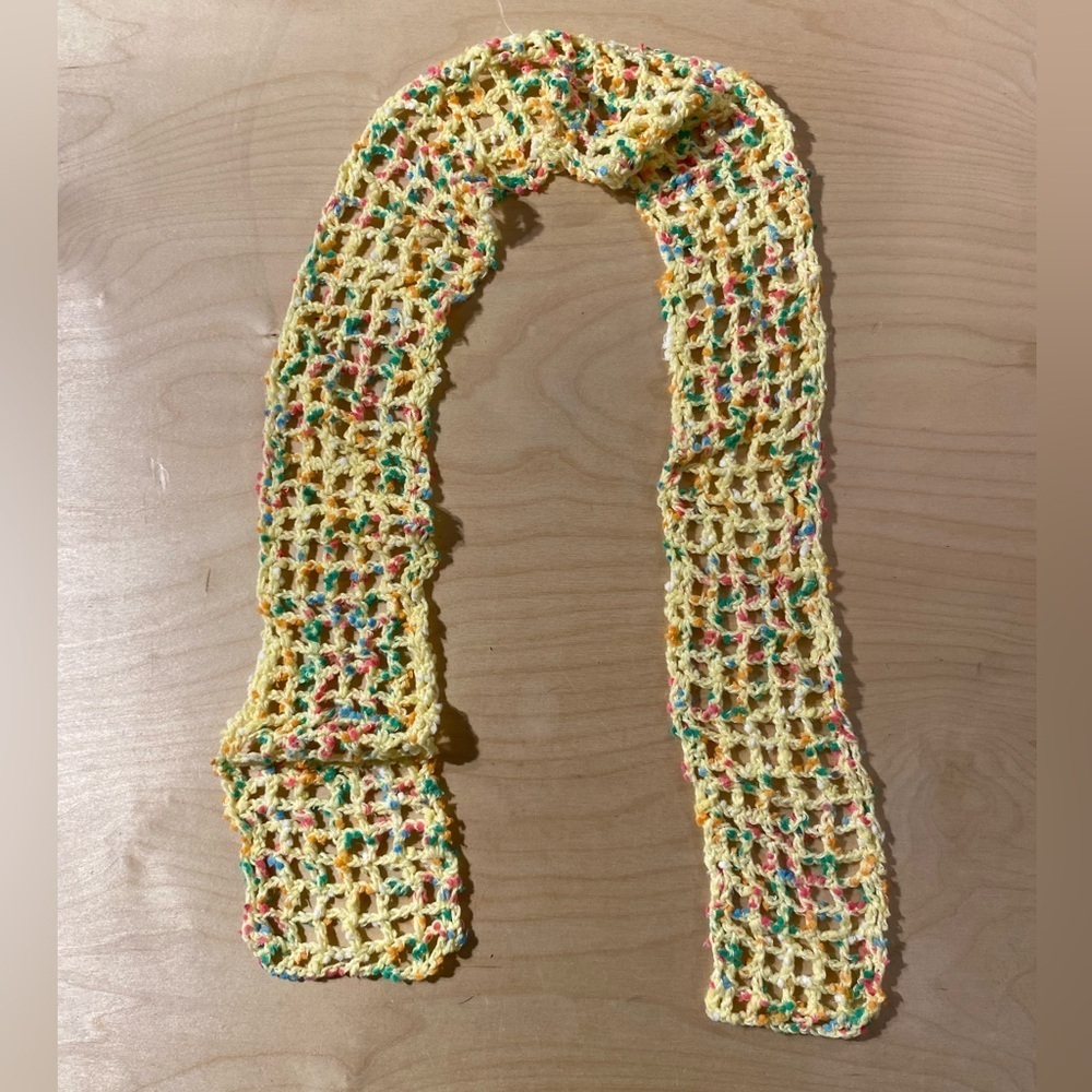 Colorful Crochet Scarf (EY)